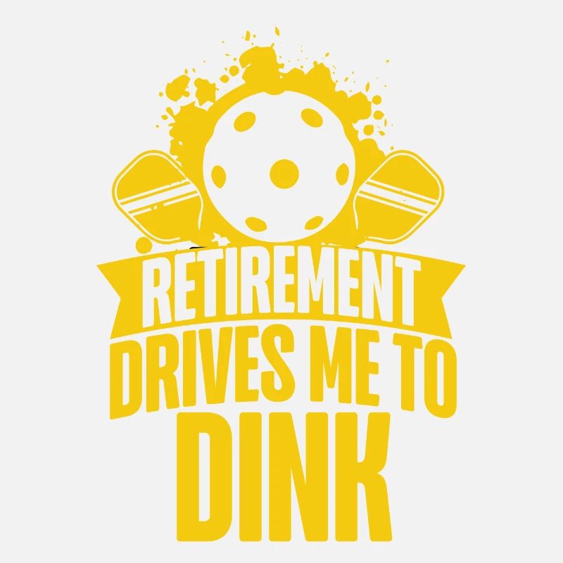Pickleball Pun Retired Retirement