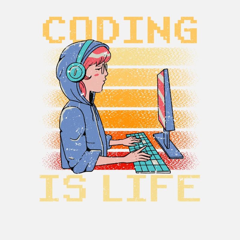 Coding Ist Leben Coder Code Programmierer