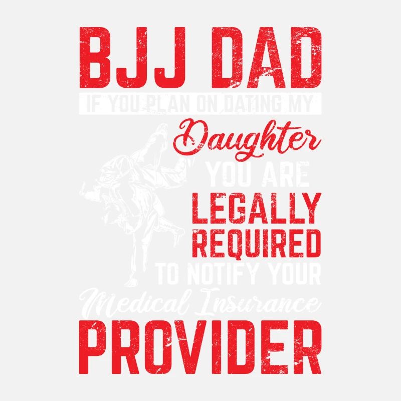 BJJ Dad Protector Funny Brazilian Jiu Jitsu Father