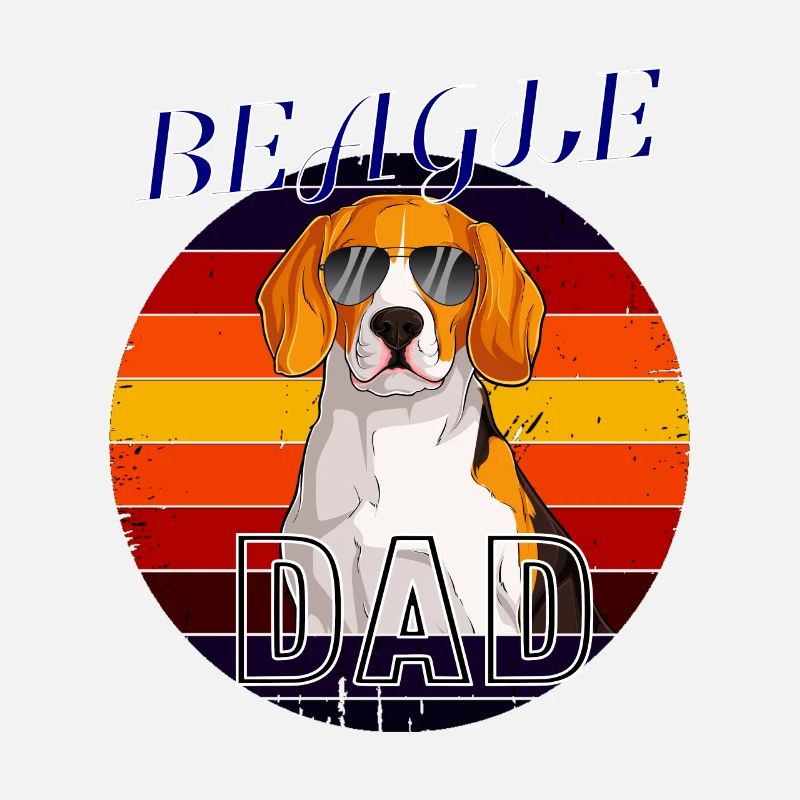 Beagle Dad Retro Dog Lover Dad Ever Beagle Vater