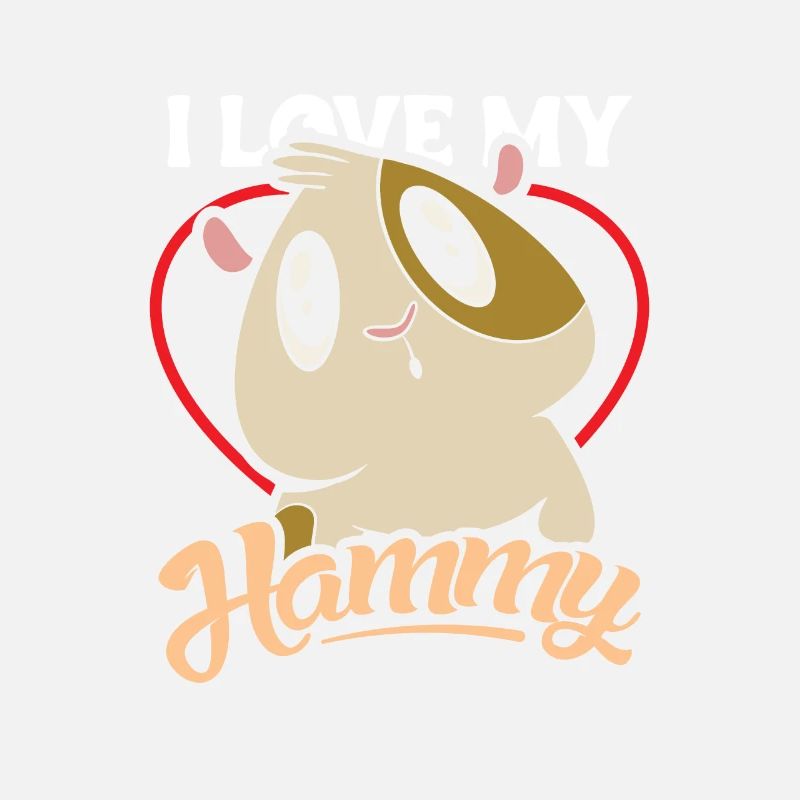 J’aime mon hammy hamster propriétaire Dire