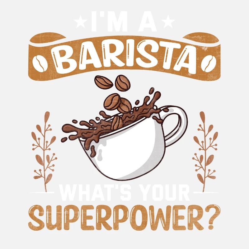 Stolzer Barista Beruf Kaffee Catering Espresso