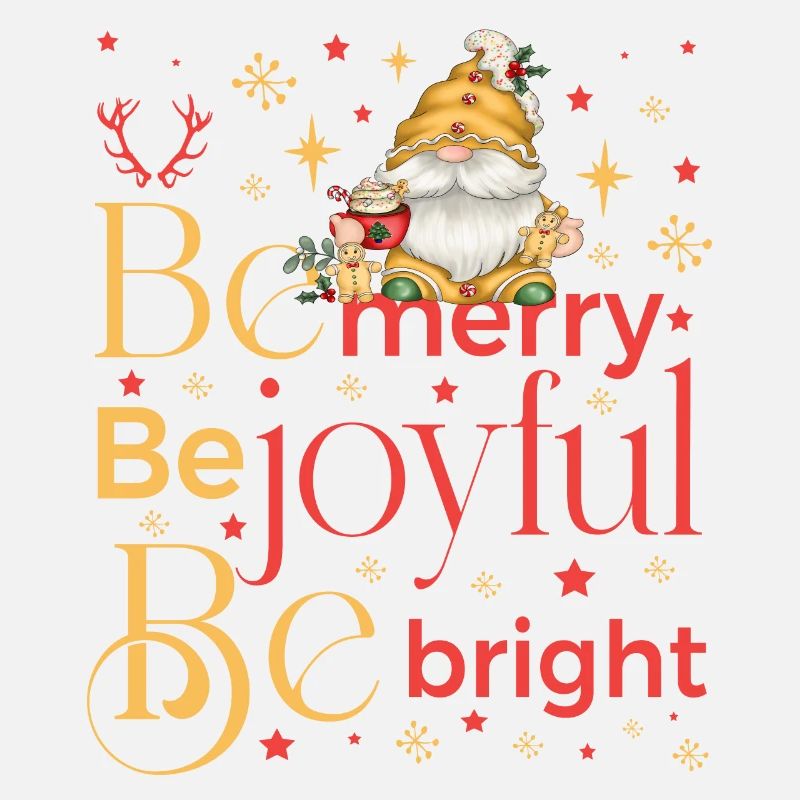 be merry be joyful be bright gnome
