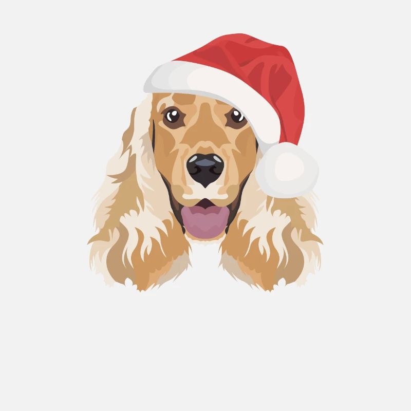 Deutsch Cocker Spaniel Merry Christmas