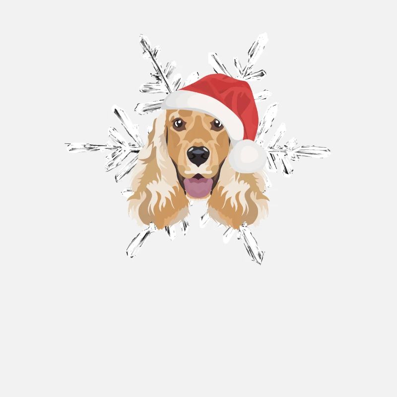Deutsch Cocker Spaniel Merry Christmas