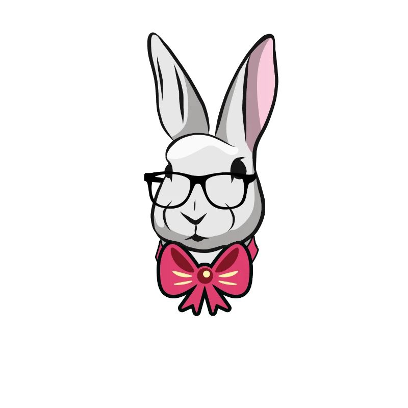 Cute Easter Rabbit Fly