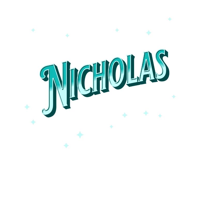 Nicholas' name personalized