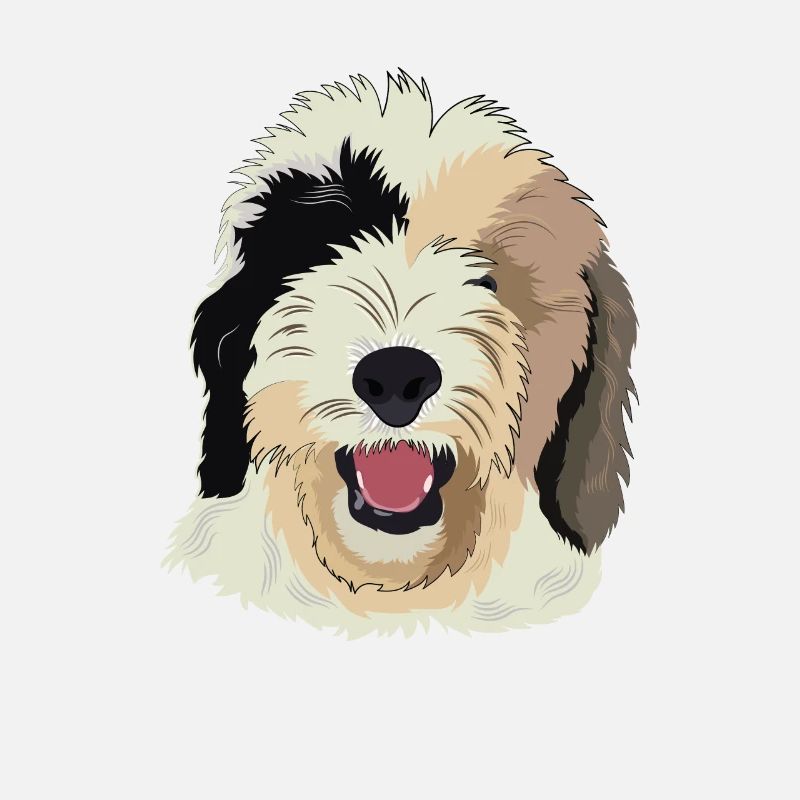 Sheepadoodle Hund Geschenk