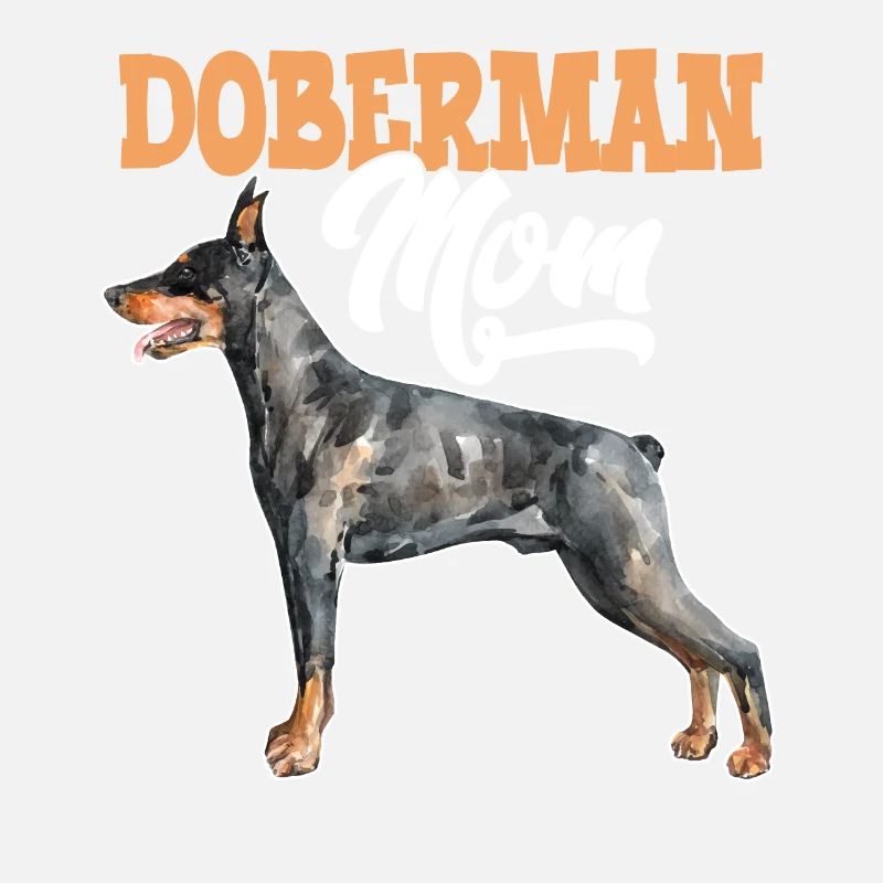 Dobermann Hund Dobermann Mutter