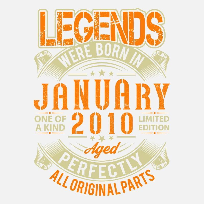 2010 Januar Geburtstag Legende