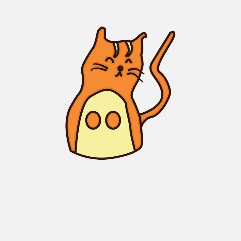 Chat dessiné à la main