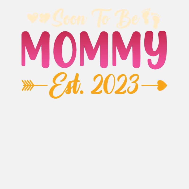Mom 23 Mutter Baby Ankündigung werdende Mama 2023