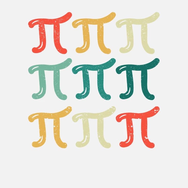Vintage Pi Day Math Teacher Geek Retro Knowledge