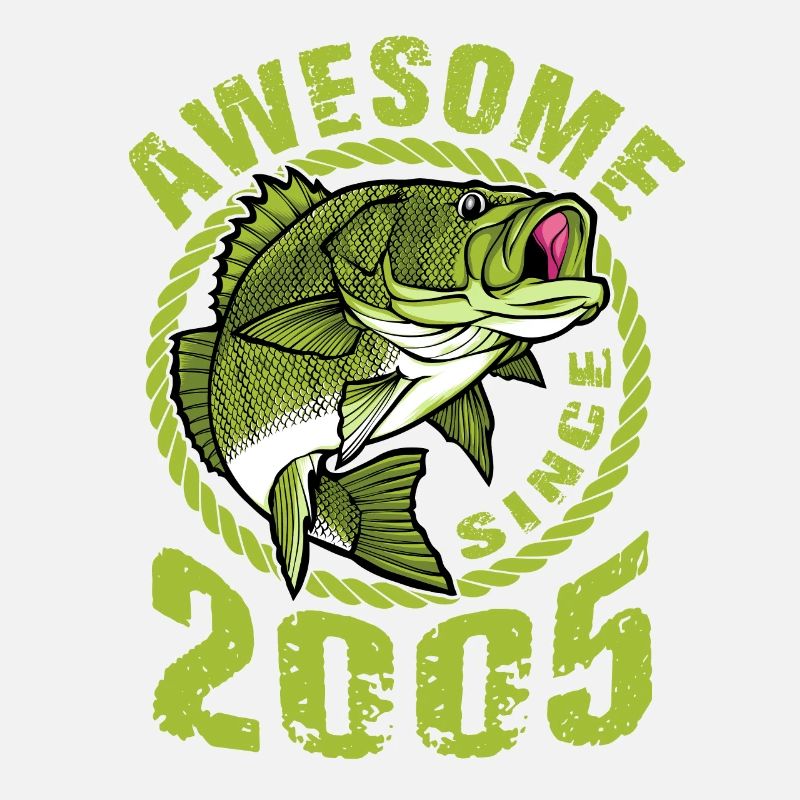 Awesome since 2005. Angel, Angler Geburtstag