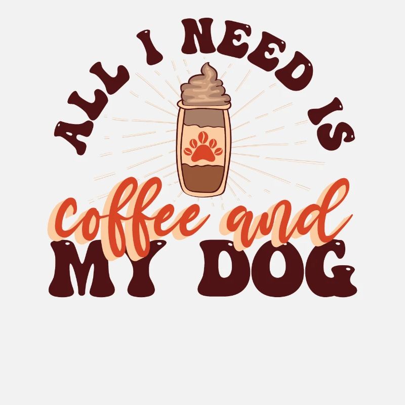 Coffee Cup Dog Coffee Lovers Déclaration