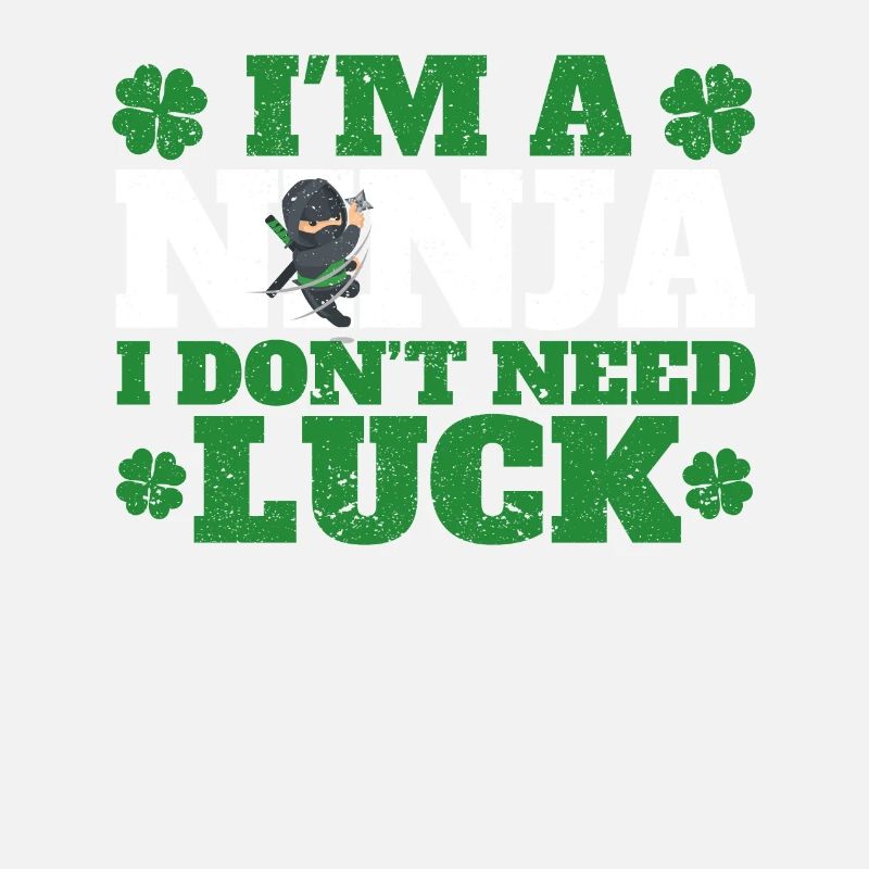 Irish St Patricks Day Shamrock Ich bin ein Ninja