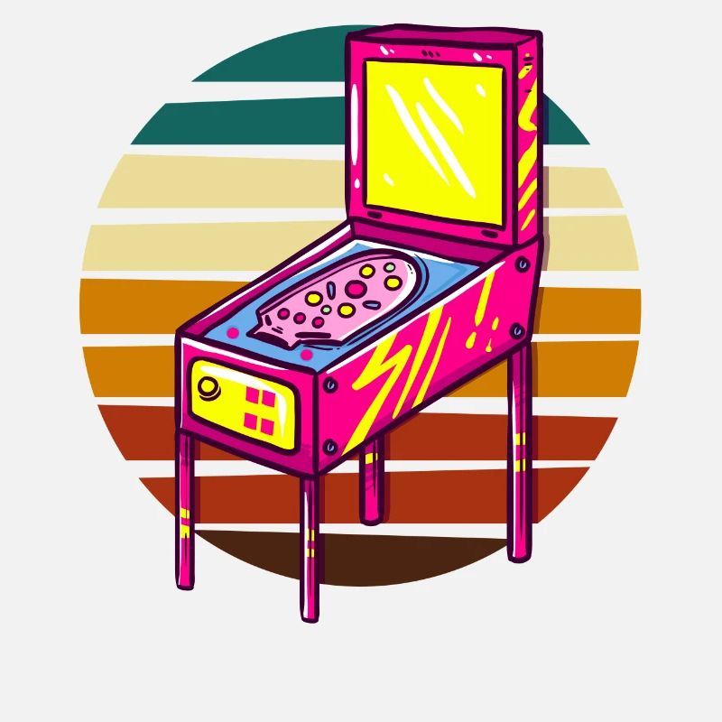 Machine à flipper rétro