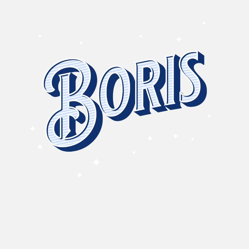 Boris' name personalized