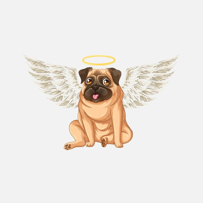 Engel-Mops-Hund