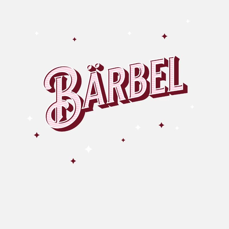 Bärbel's name personalized