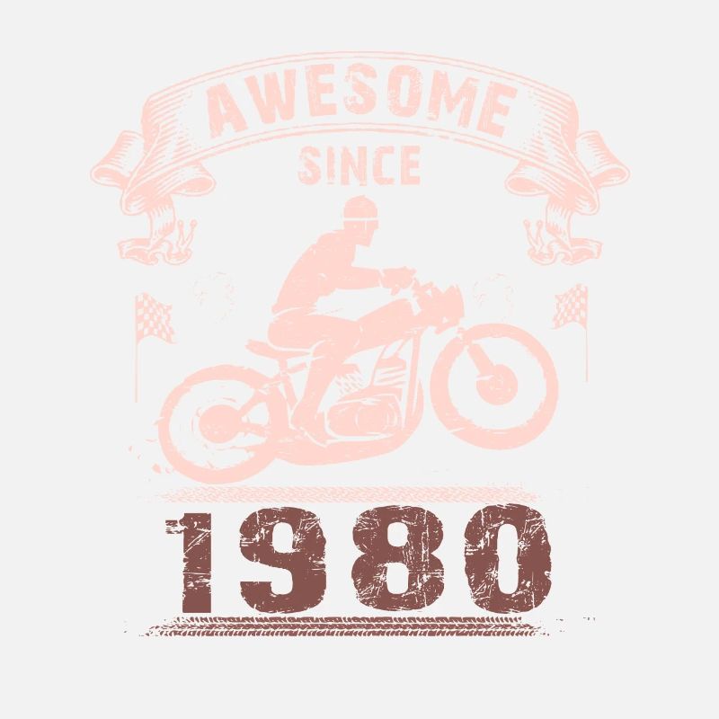 Awesome since 1980, Biker 43. Geburtstag
