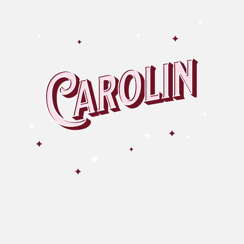 Carolin's name personalized
