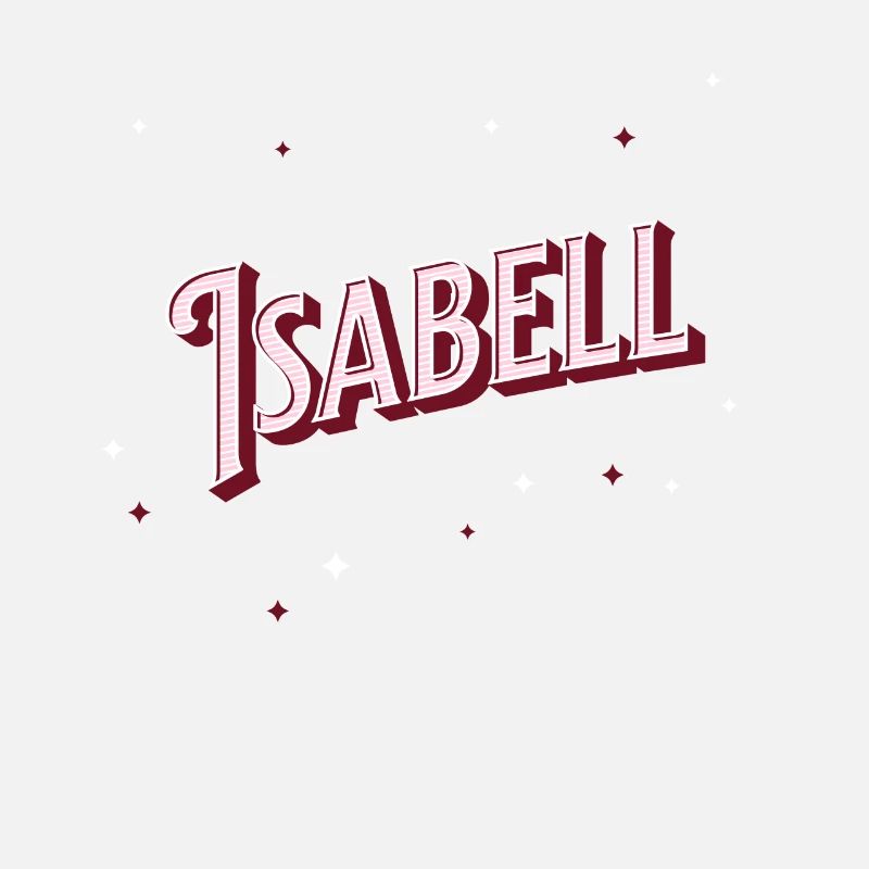 Isabell's name personalized