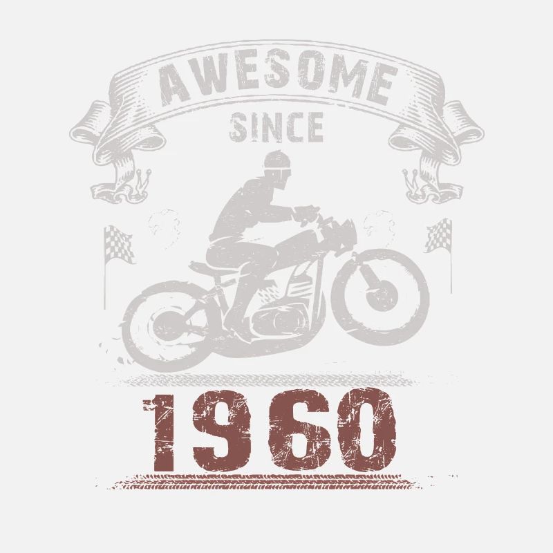 Awesome since 1960, Biker 63. Geburtstag
