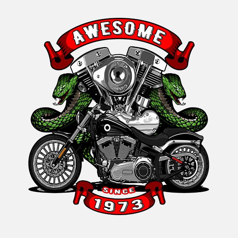 Awesome since 1973, Biker Geburtstag