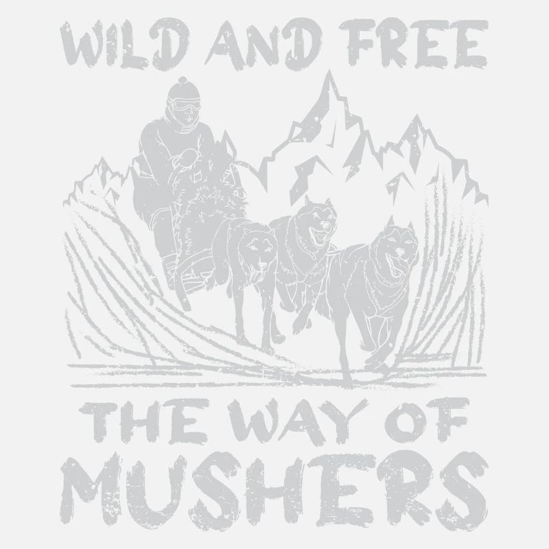 Alaska Mushing Hundeschlittenfahrer Huskies