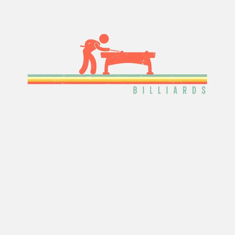 Billiards Pool Player Ball Retro