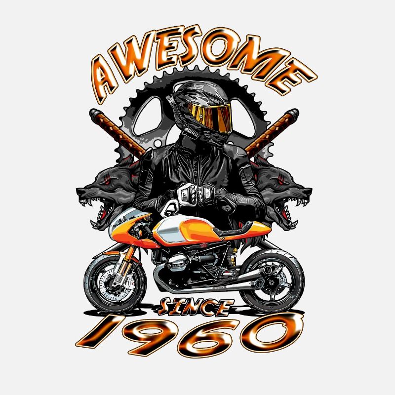 Awesome since 1960, Biker Geburtstag
