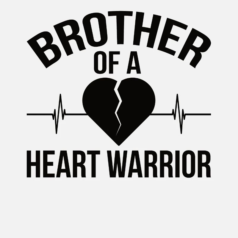 Stolzer Bruder Herzerkrankung Heart Warrior