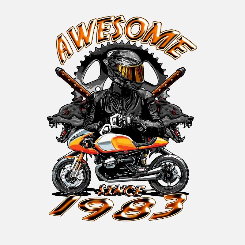 Awesome since 1983, Biker Geburtstag