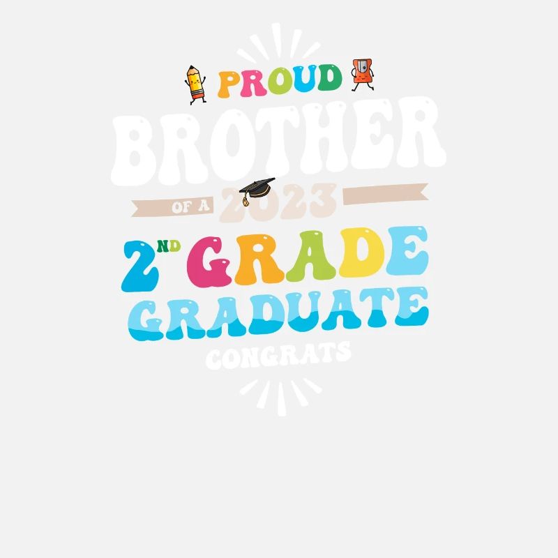 Fier frère d’une classe de 2e année de 2023