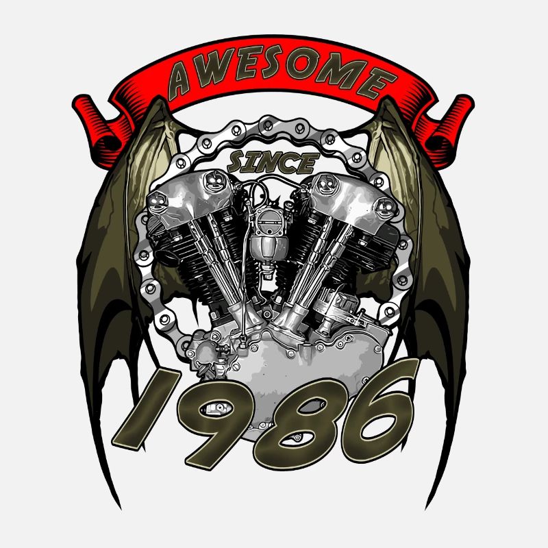 Awesome since 1986, Biker Geburtstag