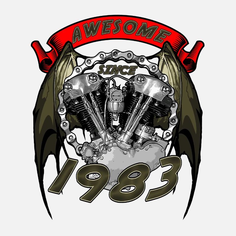 Awesome since 1983, Biker Geburtstag
