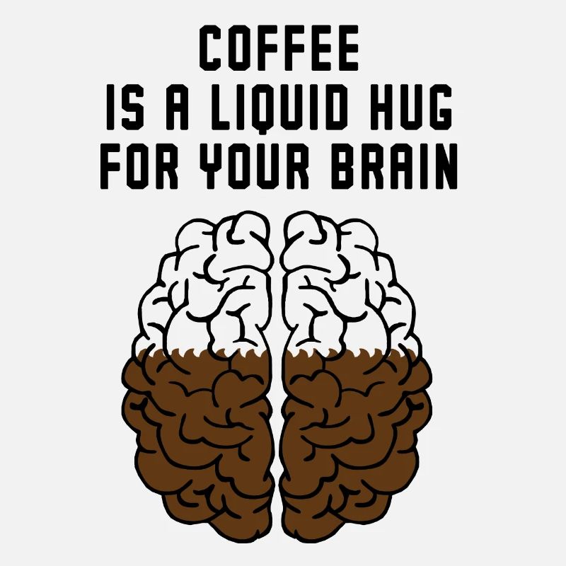 Kaffee eine flüssige Umarmung Lustiges Kaffeezitat