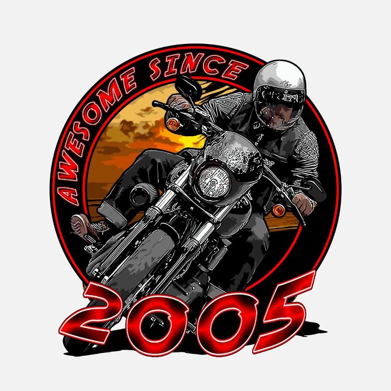 Awesome since 2005, Biker Geburtstag