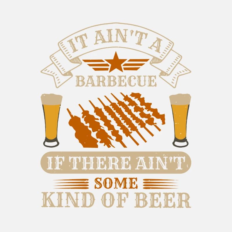 ES IST EIN GRILL, WENN ES EINE ART BIER GIBT