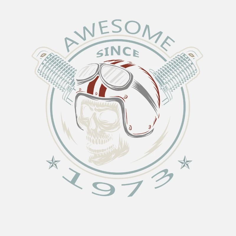 Awesome since 1973, Biker Geburtstag