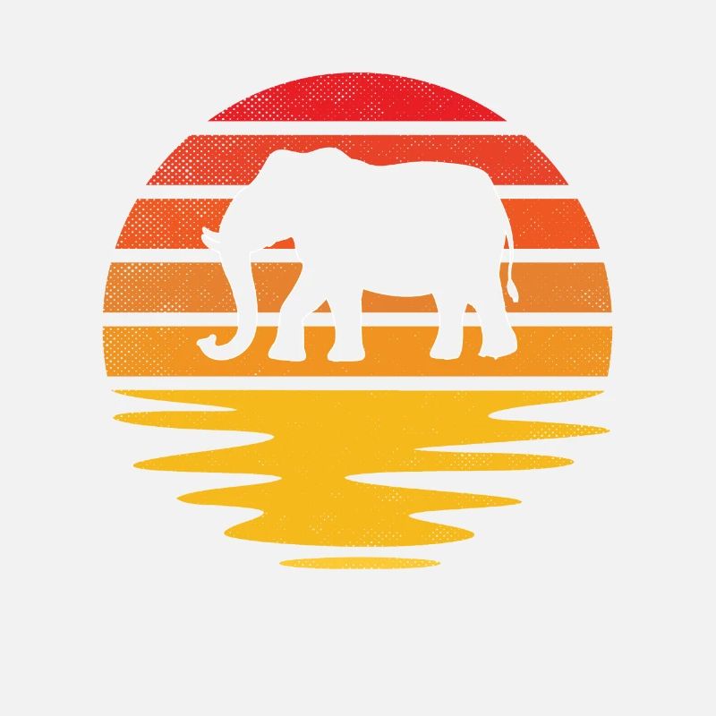 Éléphant Rétro