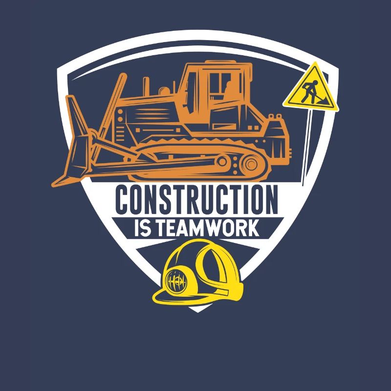 Construction work is teamwork Construction Teamwork Construction site