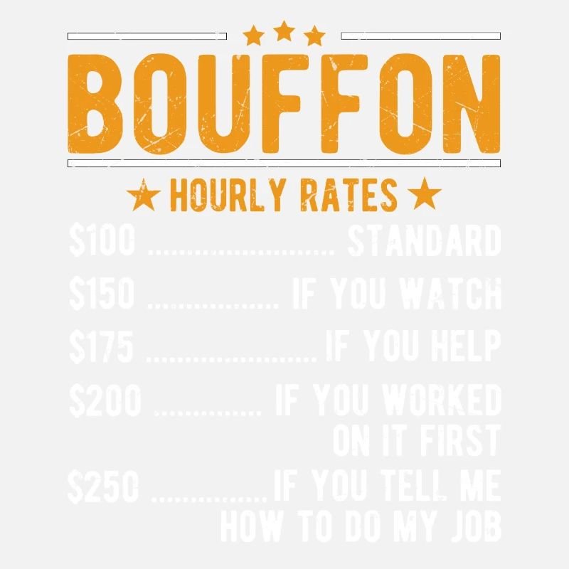 Salaire horaire Bouffon