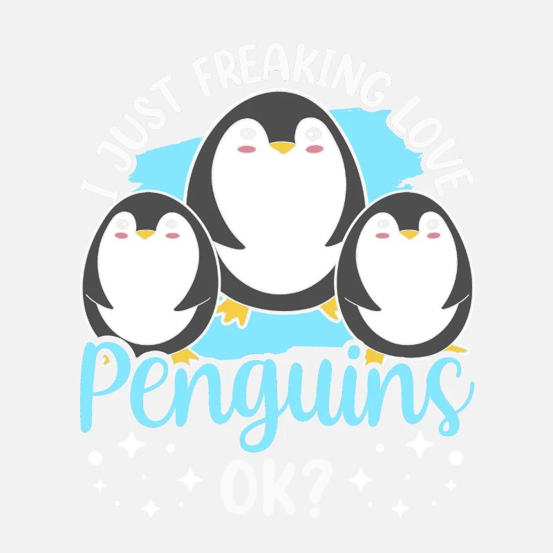 Ich Liebe Pinguine Einfach Ok Tier Pinguin Süß