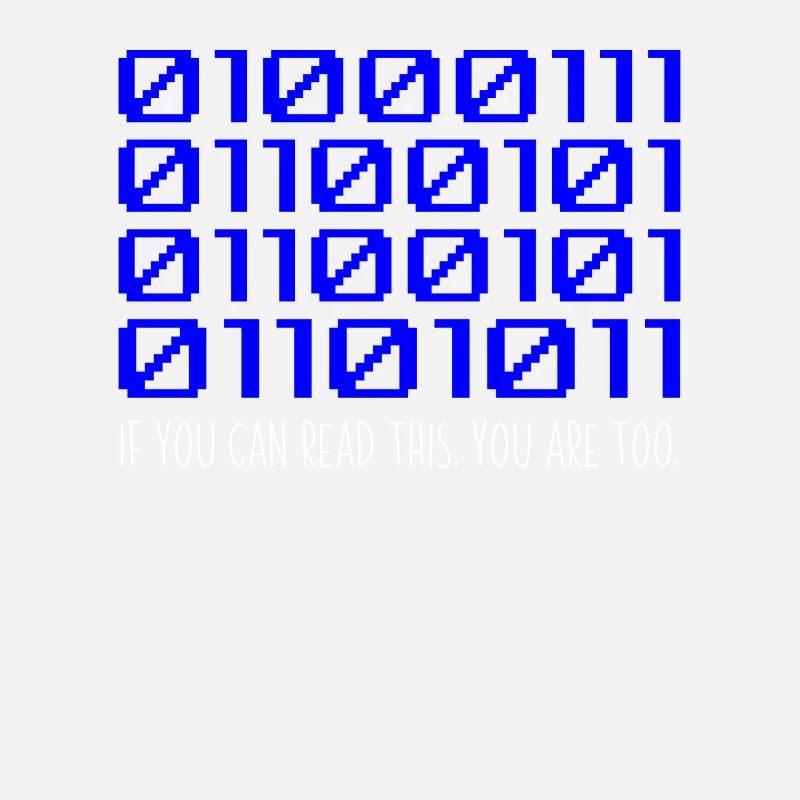 Funny Coder Binary Code Programmer Developer