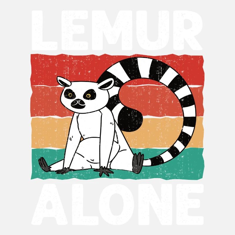 Cute Lemur Lemurs Gift Monkey Primate Half-monkey