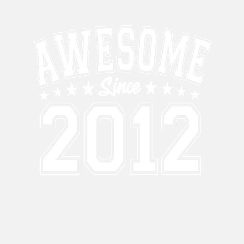 Awesome Since 2012 Geburtstag 2012 Vintage 2012