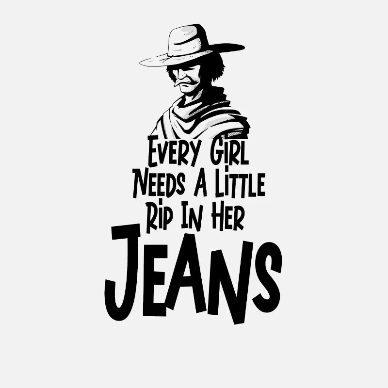 Jedes Mädchen braucht einen kleinen Riss in ihrer Jeans