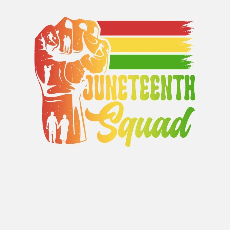Juneteenth Team Afro-Américain 1865 Noir